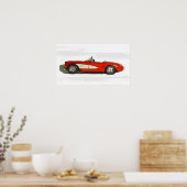 Corvette Poster (Keuken)