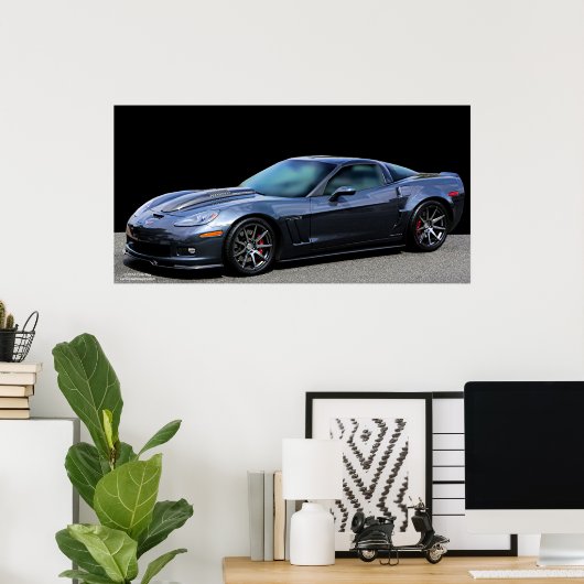 CORVETTE POSTER (Bureau à domicile)