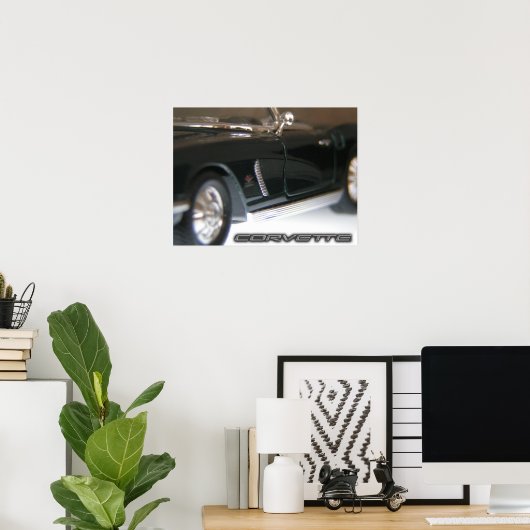 Corvette Poster (Thuiskantoor)
