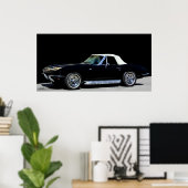 CORVETTE POSTER (Bureau à domicile)