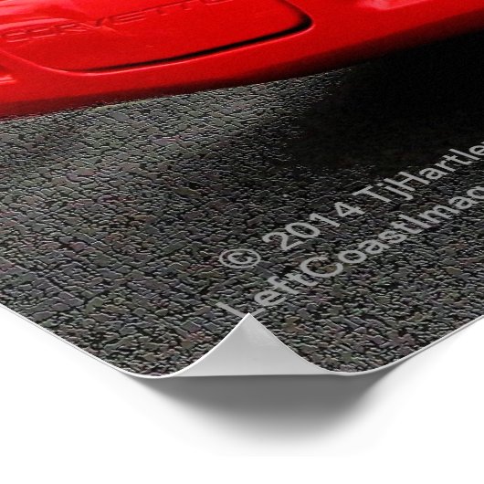 CORVETTE POSTER (Coin)