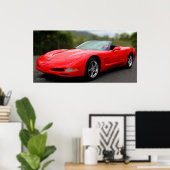 CORVETTE POSTER (Bureau à domicile)