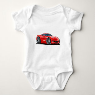 Corvette Red Car 2010-12 Romper