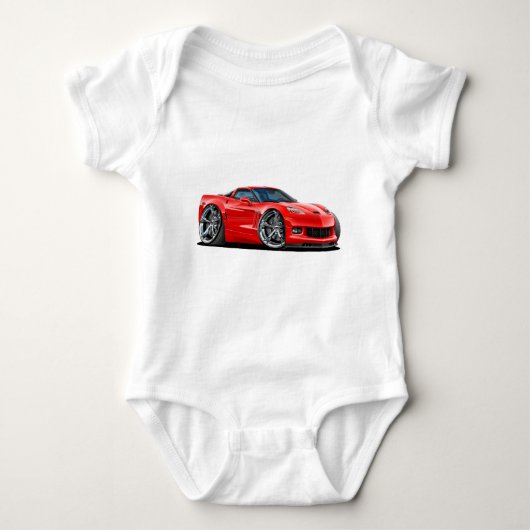 Corvette Red Car 2010-12 Romper (Voorkant)