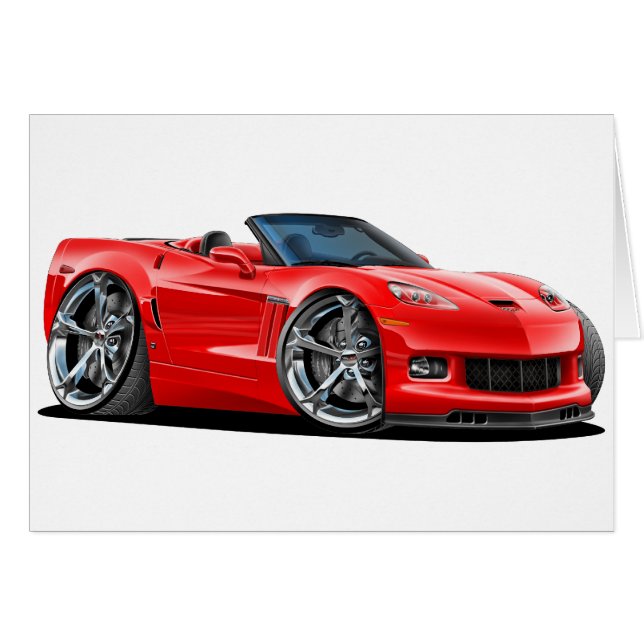 Corvette Red Convertible 2010-12 (Devant horizontal)