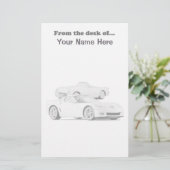 Corvette Stationery Briefpapier (Staand voorkant)