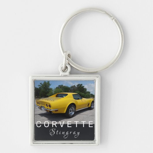 Corvette Stingray C3 Sleutelhanger (Voorkant)