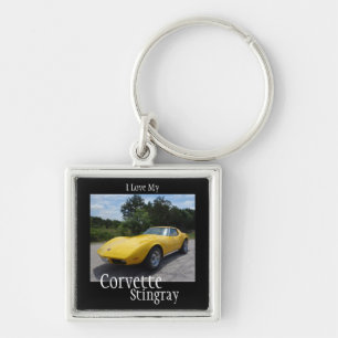 Corvette Stingray Key Chain Sleutelhanger