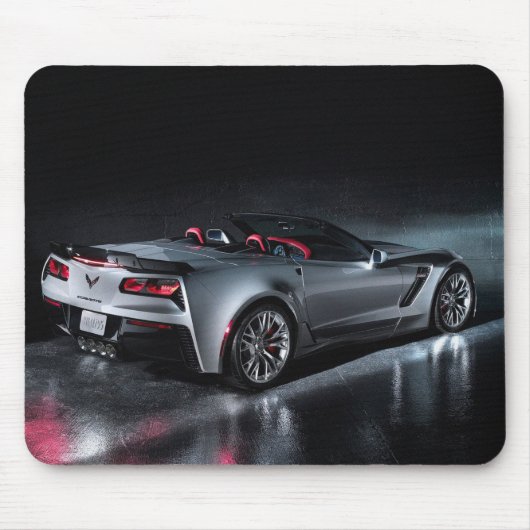Corvette Z06 Convertible Mousepad Muismat (Voorkant)