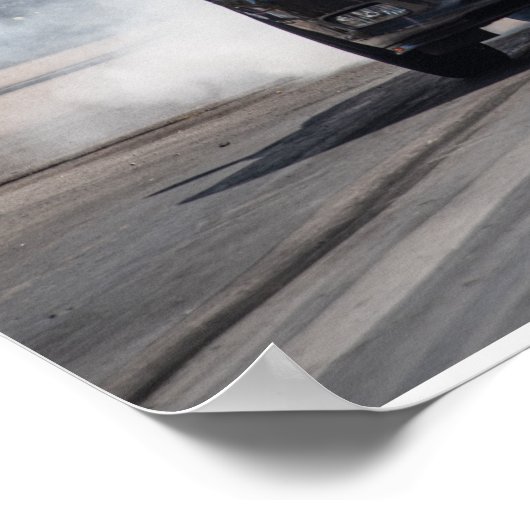 Corvette ZR1 Burnout Poster (Hoek)