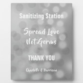 Corvid Wedding Signs Personalized Plaque Fotoplaat (Voorkant)