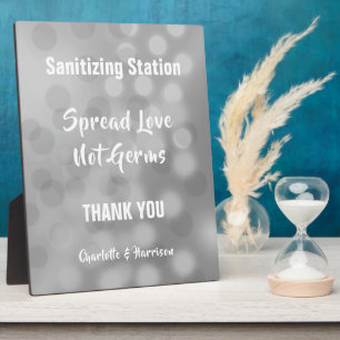 Corvid Wedding Signs Personalized Plaque Fotoplaat