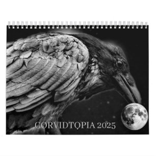 Corvidtopia Raven 2025 wandkalender Kalender