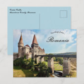 Corvin Castle Hunedoara County Romania Briefkaart (Voorkant / Achterkant)