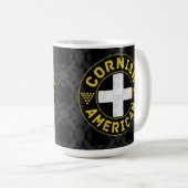 Corwall Cornish American Flag Mok (Voorkant rechts)