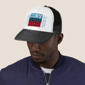 Cory Booker 2020 Personalized VOTE Merchandise Trucker Pet (In situ)