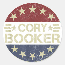 Cory Booker Filibuster New Jersey trots op Cory Bo Ronde Sticker