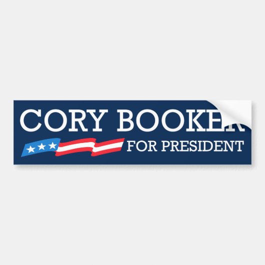 Cory Booker for President Bumpersticker (Voorkant)