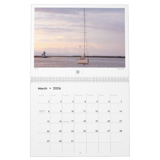 Cory Silken Photographie Calendrier de navigation (Mar 2026)