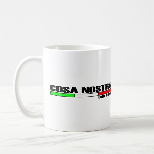 COSA NOSTRA (ONZE DINGEN) KOFFIEMOK (Links)