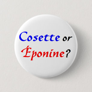 Cosette Les Miserables Ronde Button 5,7 Cm