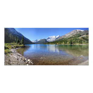 Cosley Lake Outlet - Nationaal Park Glacier Foto Afdruk
