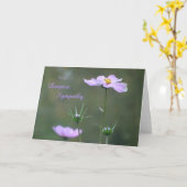 Cosmea, Fleurs d'Automne Sauvages Carte de voeux S (Fleur jaune)