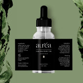 Cosmetic Beauty Fles Product Label