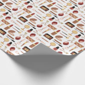 Cosmetic Makeup Pattern Cadeaupapier (Hoek)