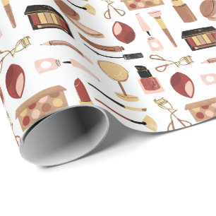 Cosmetic Makeup Pattern Cadeaupapier