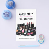 Cosmetica of Makeup Party Flyer (Enkel)