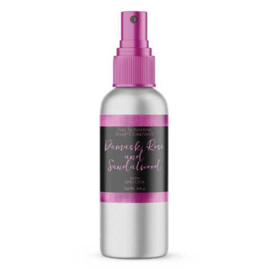 Cosmetica of zeep Verpakkingsetiket Zwart + Fuchsi Etiket