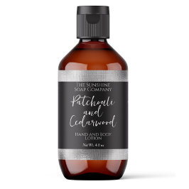 Cosmetica of zeep Verpakkingsetiket - Zwart + Zilv Etiket