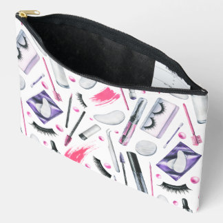 Cosmetics Watercolor Pattern Etui