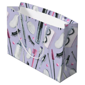  Cosmetics Watercolor Pattern Groot Cadeauzakje