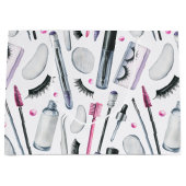  Cosmetics Watercolor Pattern Groot Cadeauzakje (Voorkant)