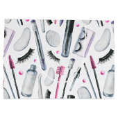  Cosmetics Watercolor Pattern Groot Cadeauzakje (Achterkant)