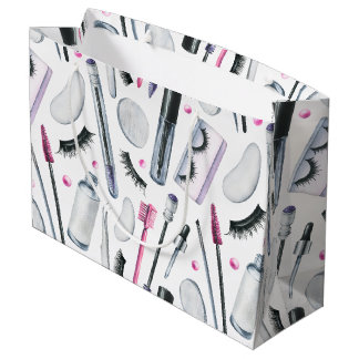  Cosmetics Watercolor Pattern Groot Cadeauzakje