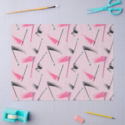 Cosmetics Watercolor Pattern Tissuepapier (Craft)