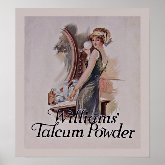 Cosmetics Williams Talcum Powder Poster (Voorkant)