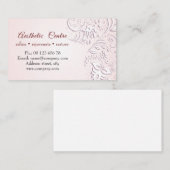 Cosmétique, beauté & maquillage carte de visite ce (Devant / Derrière)