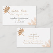 Cosmétique, beauté & maquillage carte de visite ce (Devant / Derrière)