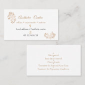 Cosmétique, beauté & maquillage carte de visite ce (Devant / Derrière)