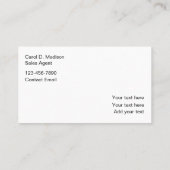 Cosmétique Beauty Maquillage Cartes de visite (Dos)