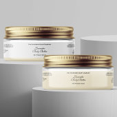 Cosmétique blanche imperméable de base Étiquette d