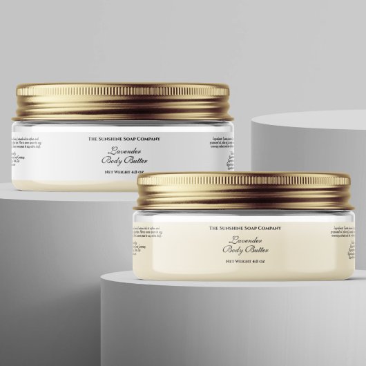 Cosmétique blanche imperméable de base Étiquette d