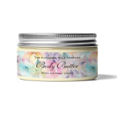 Cosmétique Étiquette de jarre - Florales Pastel mu