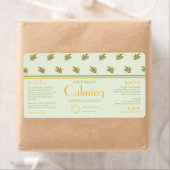 Cosmétique Feuille rétro do-it-yourself Étiquette  (En situation)