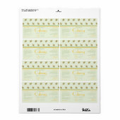 Cosmétique Feuille rétro do-it-yourself Étiquette  (Feuille entière)