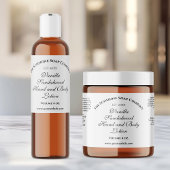 Cosmétique Vintage classique Étiquette bouteille